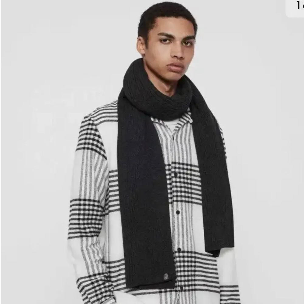 All Saints Merino Wool Scarf